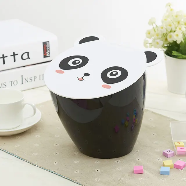 Buy Lovely Panda And Pig Design Small Waste Bin