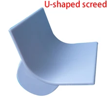 1 шт. u-образный шпатель для торта гладкая форма для выпечки поверхность кулинарный шпатель формы кекс антипригарный скребок украшения