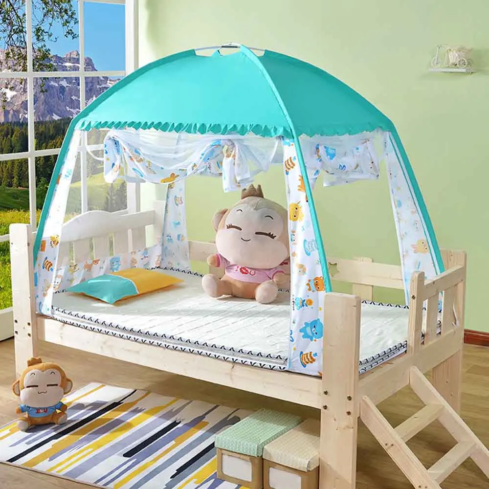 

Baby Tent Portable Folding Mosquito Net Mongolian Yurt Insert Mesh Adult Bed Canopy Moustiquaire Foldable Tent Bed klamboe Nets