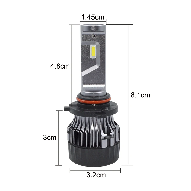1 пара Автомобильные светодиодные лампы 9006 HB4 60 Вт 6500 К|9006 hb4|car headlightsuper bright |