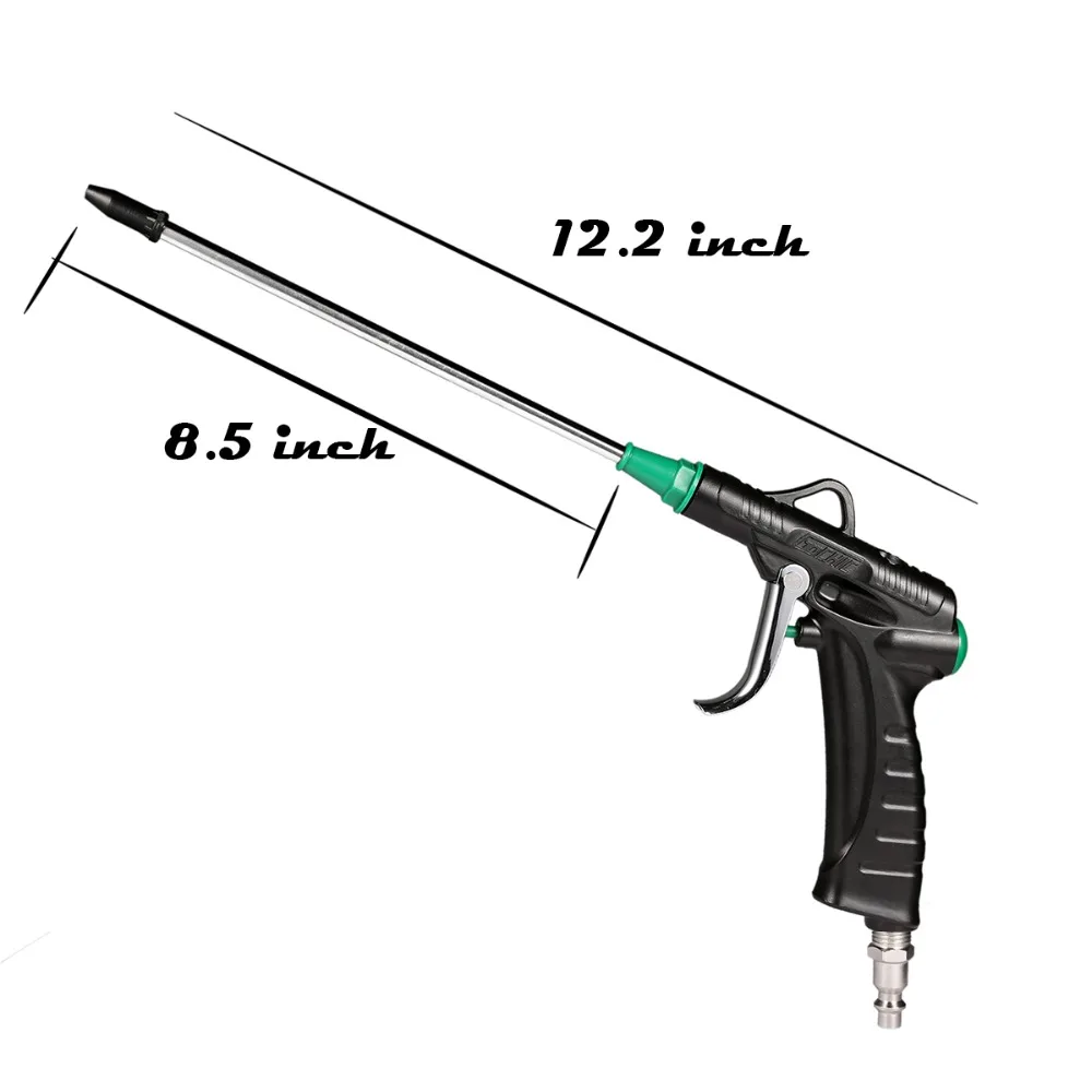 Продувочный пистолет высокого потока воздуха сопло воздуходувки пистолет для компрессора большой поток вакуумное сопло Чистый удобный инструмент, прямые поставки/