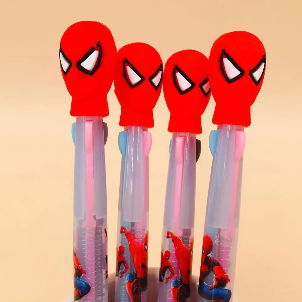 

1 PCS 3 Colors Spider-man Ballpoint Pen Cartoon Animal Ball Pens Material Escolar office school Writing supplies
