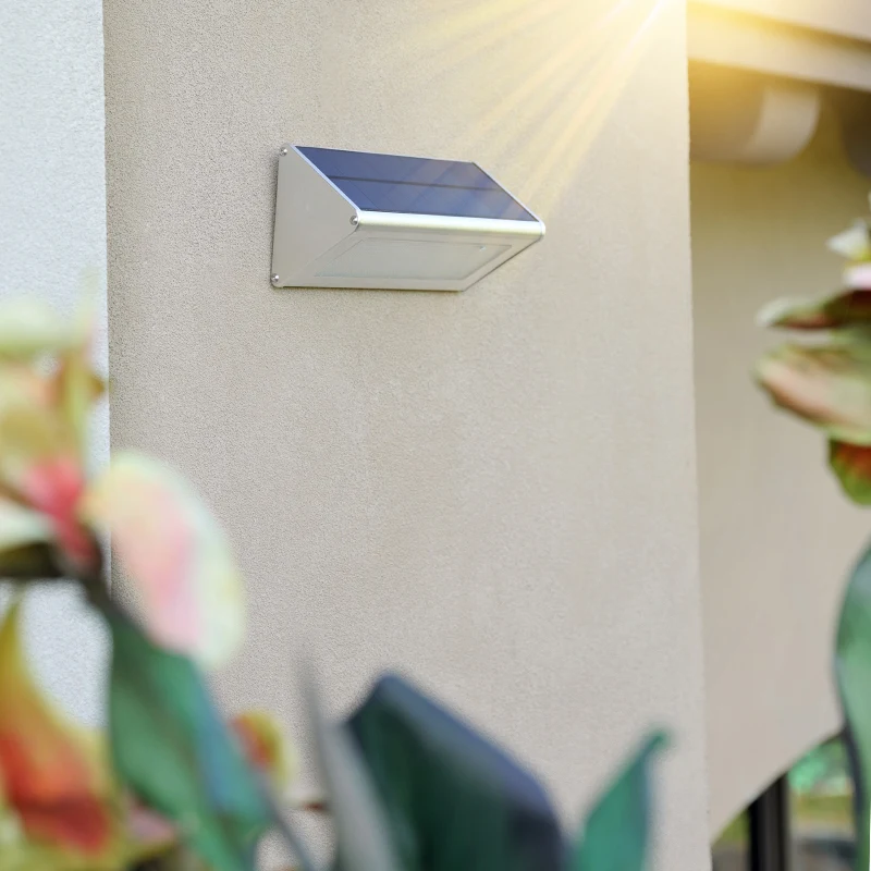 

Super Bright Aluminum Alloy 48 LED 800lm Solar Lights Outdoor Wireless Waterproof Radar Motion Sensor Security Lighting for Barn