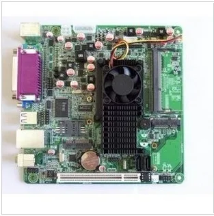 D525 Dual-Core Motherboard Mini-itx Industrial Motherboard 12vdc Motherboard 3g Slot lvds 100% tested perfect quality