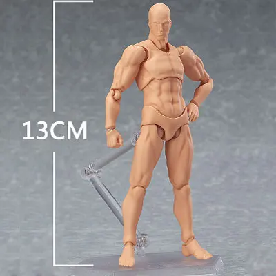 Темный хаки Аниме Archetype подвижная лошадь ферритовый Figma фигурка Коллекция Модель художника картина модель манекен художественный Рисунок эскиз - Цвет: Темный хаки