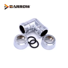 BARROW Black Silver G1/4'' thread Dual 90 Degree Rotary Fitting Adapter Rotating 90 Angle Adaptors use for OD12mm/14MM Hard Tube цена BARROW Black Silver G1/4'' thread Dual 90 Degree Rotary Fitting Adapter Rotating 90 Angle Adaptors use for OD12mm/14MM Hard Tube цены онлайн