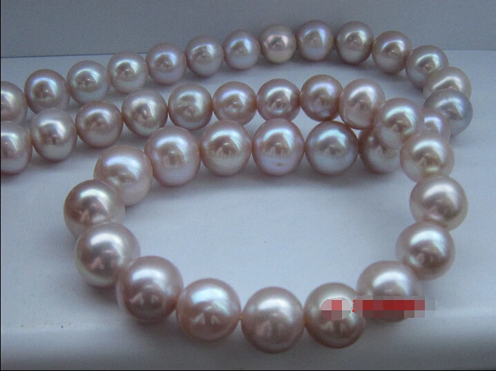 

FREE SHIPPING>>> Excellent Luster AAA 9-10 MM Akoya SOUTH SEA PURPLE Pearl Necklace ^^^@^Noble style Natural Fine jewe FREE S