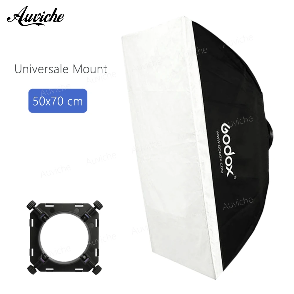 

GODOX 50*70cm Studio flash softbox Universal Mount for Godox Studio flash 250DI 300DI E250 E300 K150A K180A ST250