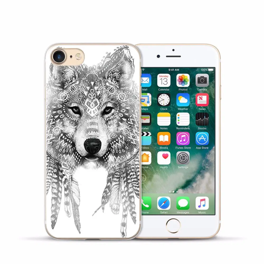 FOR iPhone 7case Painting Silicon Cover FOR Iphone 6s Soft Clear Protective TPU Back Cover FOR 4 4S 5 5S 6 7 8 Plus X XS Max XR (10)