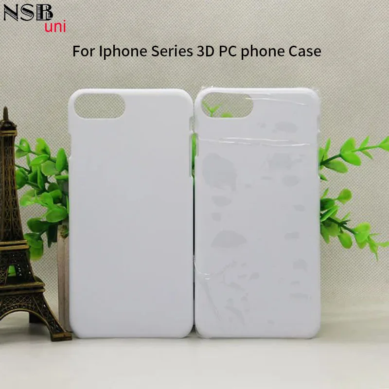 

NSBuni Sublimation Blank 3D Case For Iphone 7 8 plus X 6 6S Print Phone Case Picture Photo Printing Plain Cell Phone Case