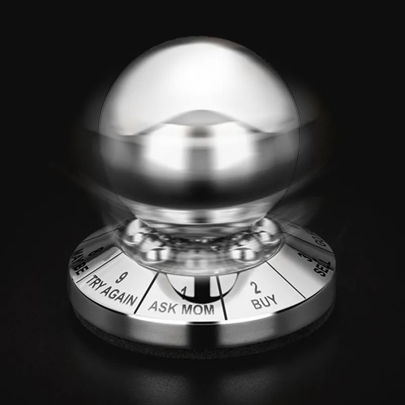 

Free Shipping 1PCS Creative Ball Decision Maker Shiny Magic Tricks Power Desk Display Toy