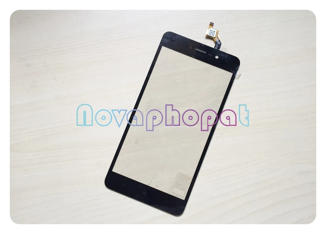 Novaphopat 5 дюймов черный/сенсорный экран в золотом цвете для Wiko lenny 4 plus сенсорный