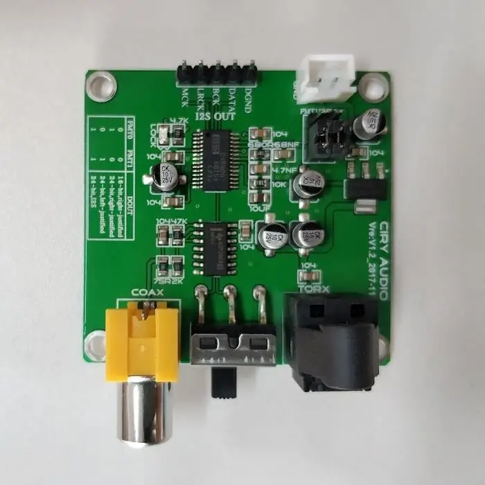 DIR9001 to CS8412 //14 digital receive Converter board module replacement
