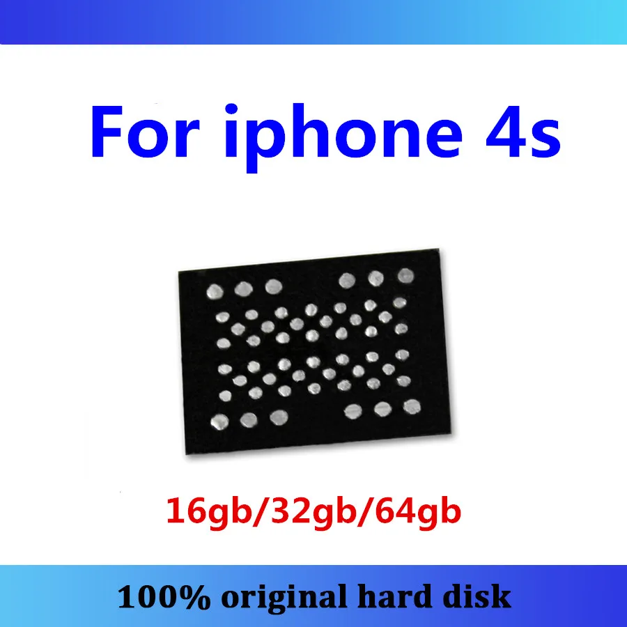 

1pcs/3pcs/5pcs/10pcs/lot Original Hard Disk NAND Flash Memory IC for iphone 4s HDD 16GB/32GB/64GB free shipping