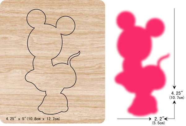 

DIY New Cartoon wooden dies cutting dies for scrapbooking Thickness/15.8mm/Multiple sizes /V-666