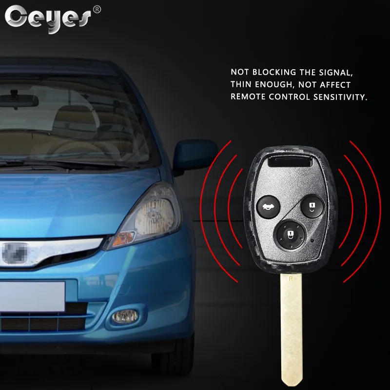 Car carbon fiber key cover for HONDA (4)