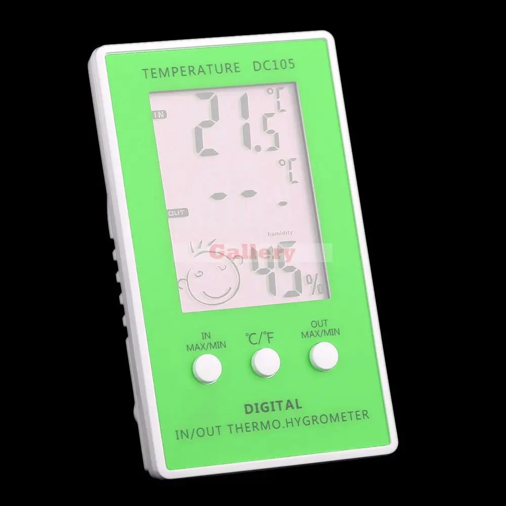 

Lcd Digital Thermometer Hygrometer Temperature Humidity Meter W Wired External Sensor Car Digital Thermometer Car