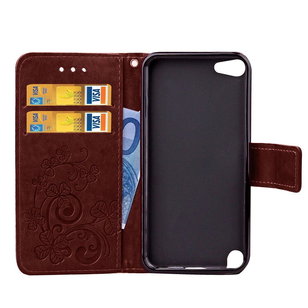WolfRule Сумочка для iPod Touch 5 Чехол флип искусственная кожа + ТПУ держатель кошелек