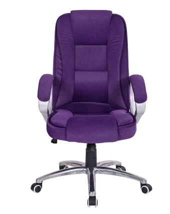 Flannelette computer chair comfortable boss chair fashion leisure home office chair ergonomic chair swivel chair cloth art