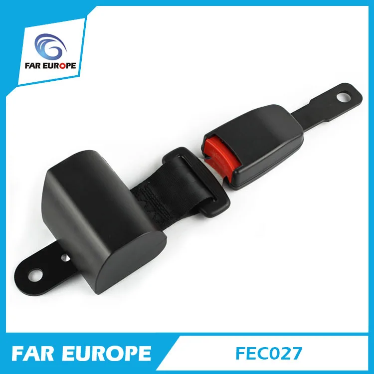 School Bus Seat Belt Extention Two Point Retractor Safety Belt Black