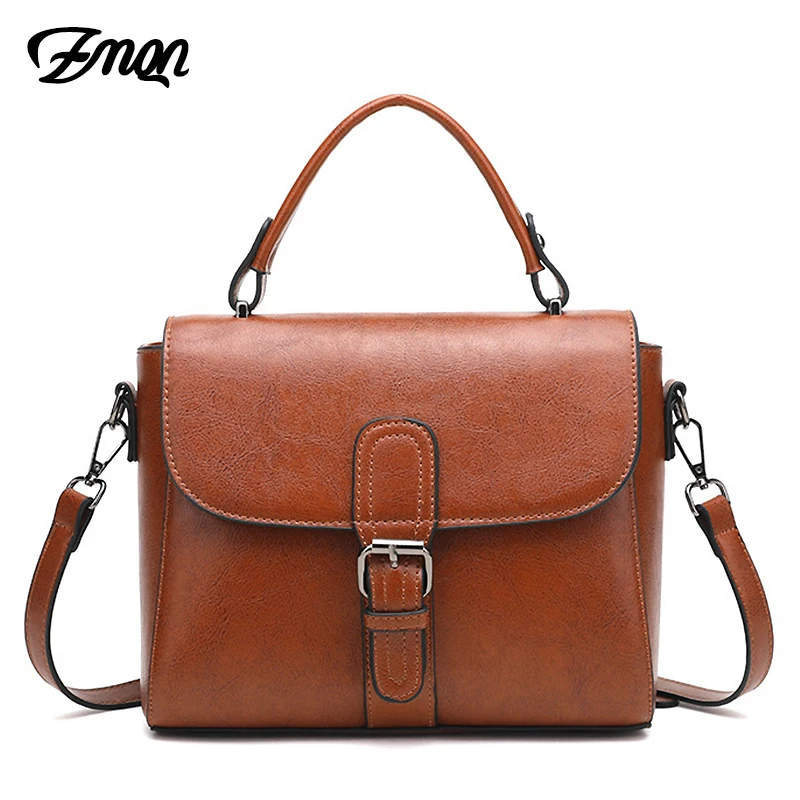 

ZMQN Female Bag Crossbody Bags For Women 2019 Vintage Flap PU Leather Handbags Women's Shoulder Hand Bags Ladies Bolsa Feminina