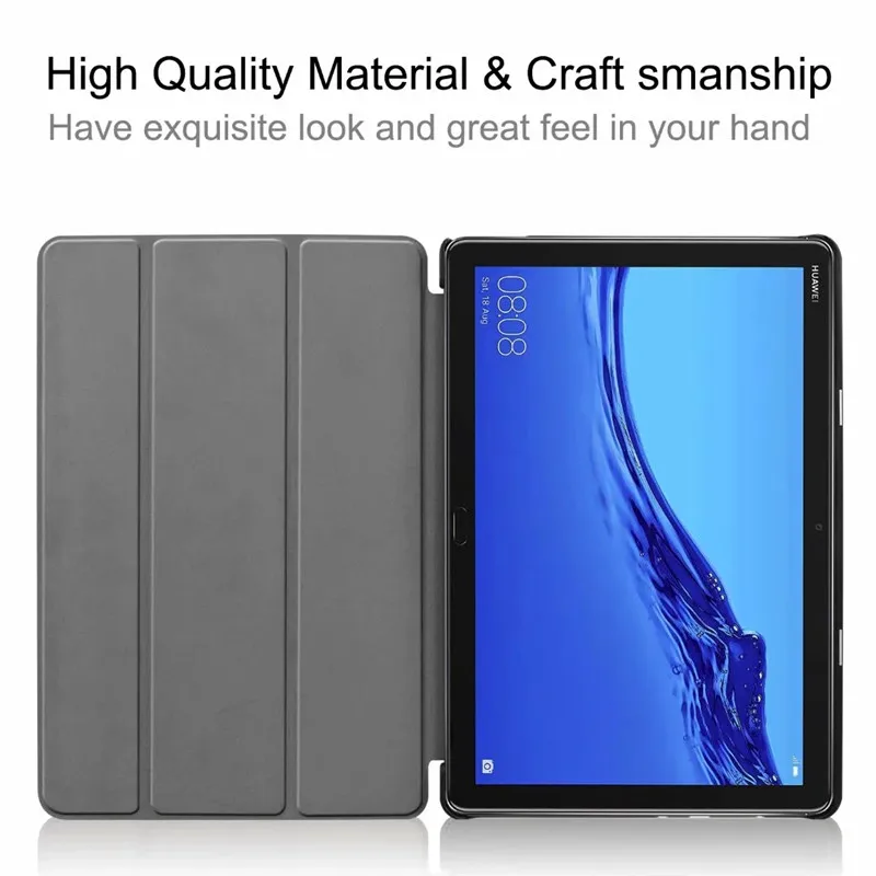 Ультратонкий чехол для Huawei MediaPad M5 lite 10 BAH2 W19/L09/W09 1 &quot Чехол подставка планшета huawei