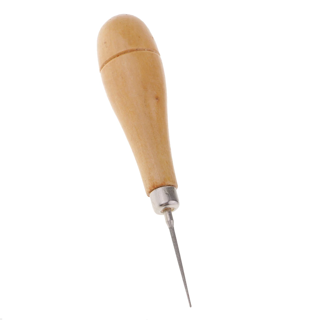 Bead Reamer Beading Neeedles Jewelry Jeweler Tool Hobby Craft Wood Handle Coated Tip