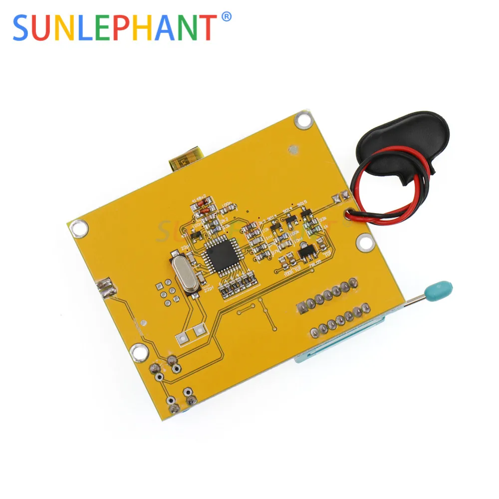 12864 lcd-ATmega328 Транзистор тестер Диод Триод Емкость ESR метр цифровой LC метр MOS NPN чехол(не аккумулятор