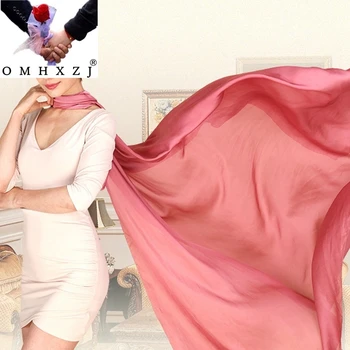 

OMHXZJ Wholesale Fashion Autumn Winter New 2019 Woman Female Warm Proection Big Size Solid Color Soft Silk Scarves Wraps WZ04
