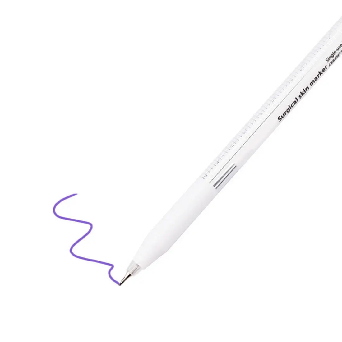

Top sale Eyebrow Skin Permanent Tattooing Measuring Marker with Ruler Disposable Positioning Point Line Microblading Measure Pen