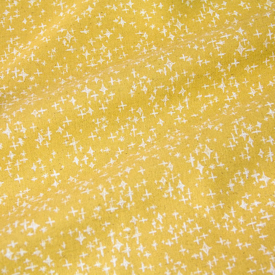 Half Meter Japanese KOKKA Cotton Linen Fabric Patchwork Fabric Star B