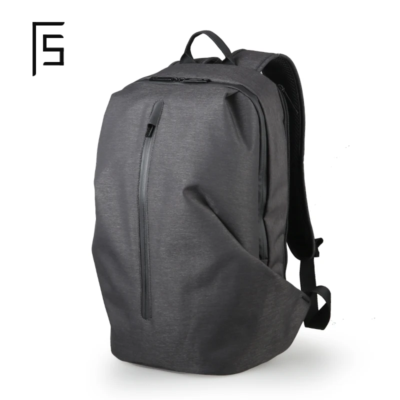 FYUZE, новинка, рюкзак для компьютера, 17 дюймов, рюкзаки для ноутбука, для мужчин, для отдыха, подростков, путешествий, анти вор, большая емкость, водонепроницаемый - Цвет: Черный