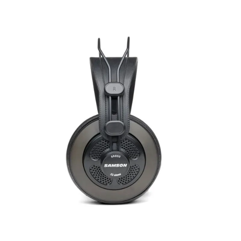 Оригинальные наушники Samson SR850 с велюровыми вставками полуоткрытые для монитора