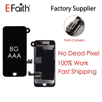 

10 PCS/Lot Full Assembly LCD Replacement For iPhone 8 8G Screen Display with digitizer And front camera And DHL Shipping