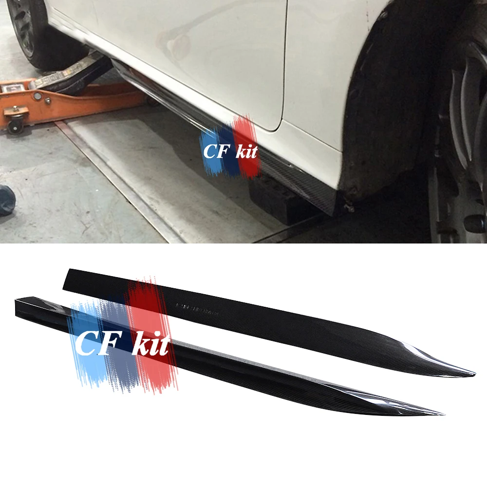 

Caron Fiber Car Side Skirts Winglet Extensions Splitters Body Apron Lip For LEXUS GS250 GS350 GS450h FSPORT Style