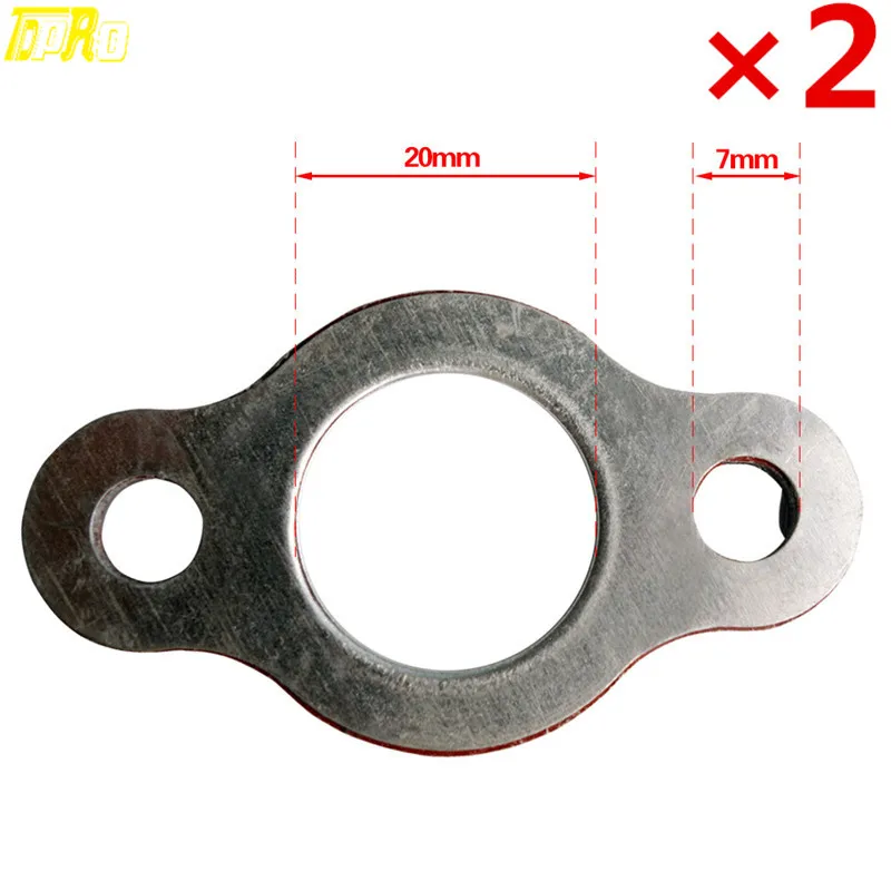 2PCS Motorised Bicycle Motorized Bike Push Bike Parts Exhaust Gaskets