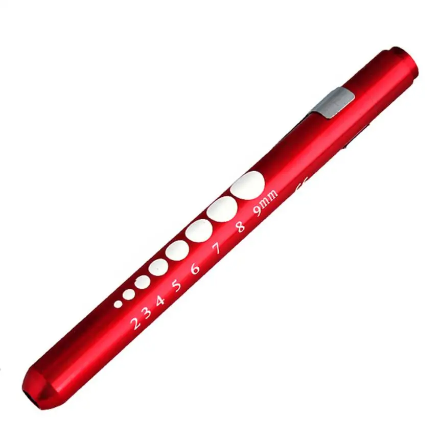 Премиум Открытый аварийный набор медицинской первой помощи светодиодный светильник Ручка Доктор Медсестры EMT аварийный linterna - Цвет: Красный