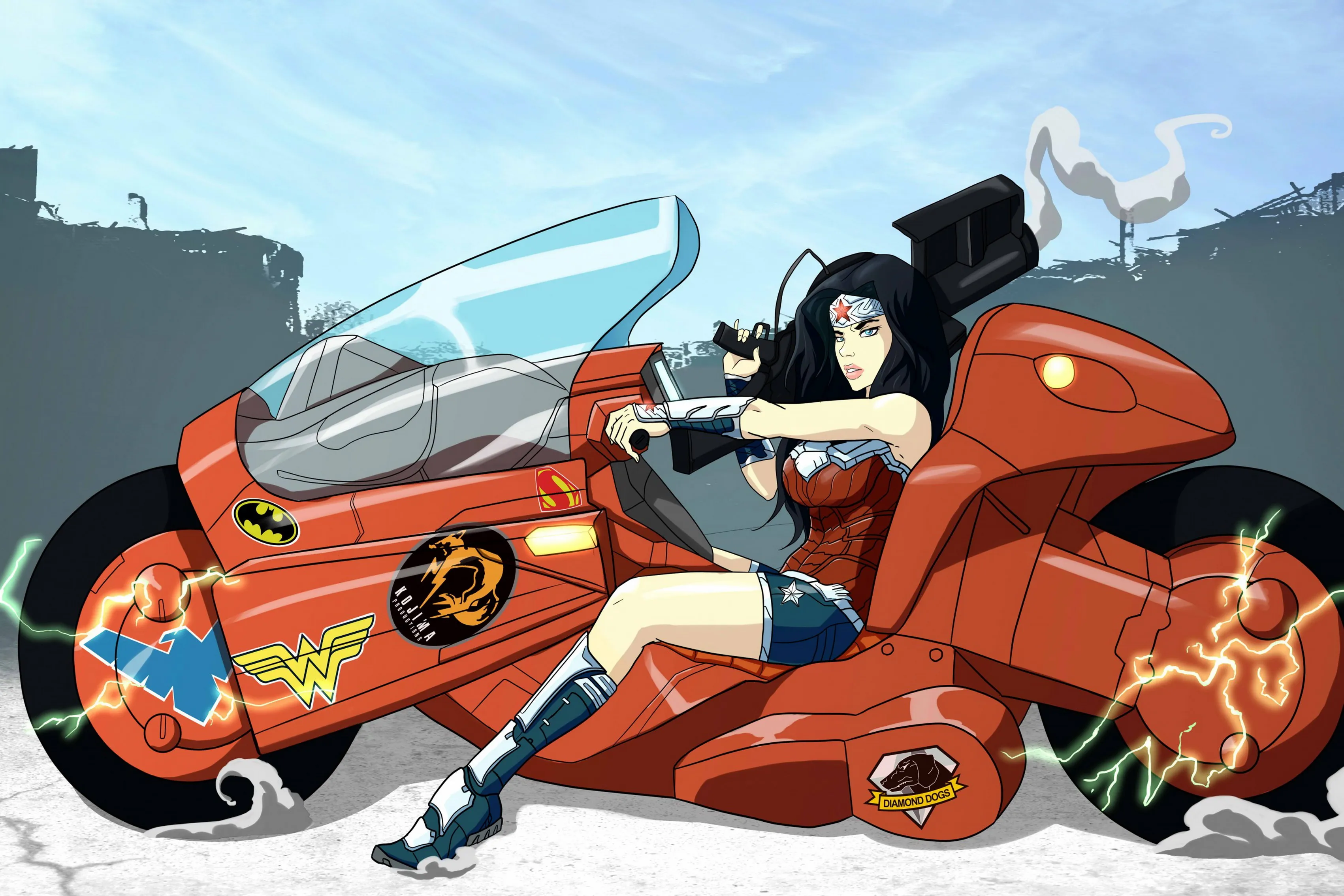 wonder woman bike