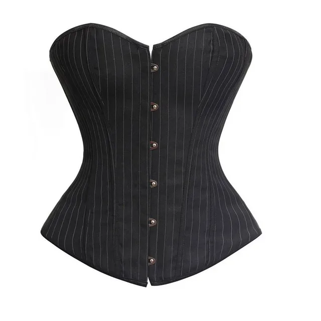 pinstripe corset top