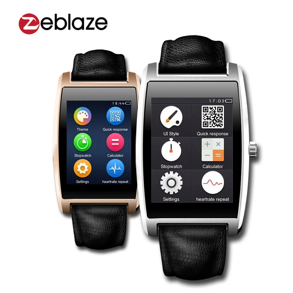 Zeblaze Cosmo Смарт Смотреть 1.61 "IPS MTK2502C Нержавеющей Стали BT4.0 Водонепроницаемый Smartwatch Наручные Шагомер Anti-потерянный HRM 2016