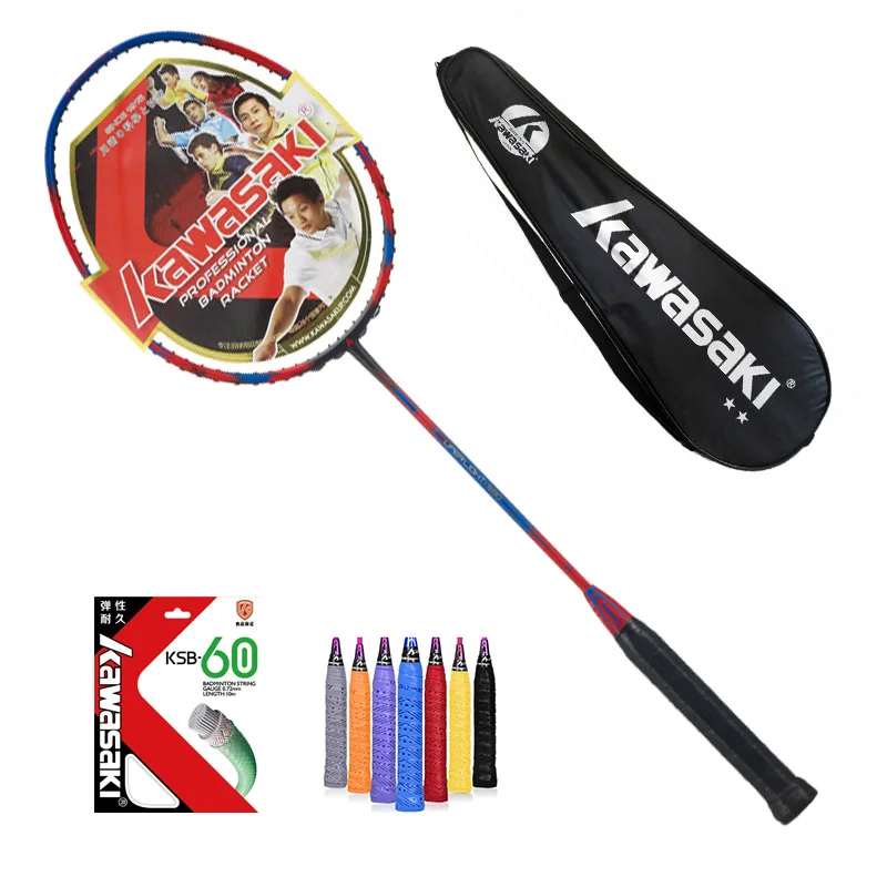 New Arrival Kawasaki 6u Professional Badminton Racket Super Light 580