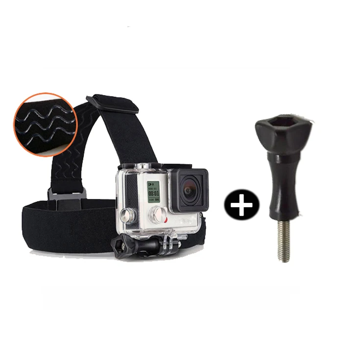 

Headband Chest Headstrap Head Tripod Helmet Strap + Screw Mount For SJ4000 Gopro 7 6 5 3 4 SJCAM SJ5000 Xiaomi Yi 4K Accessories