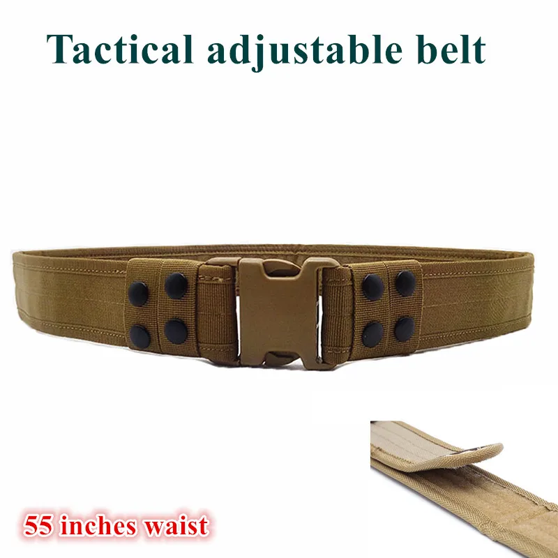 

High-durability Garden Detecting Tactical Belt 54inch Large Waistline Can AdjustableDigger Belt