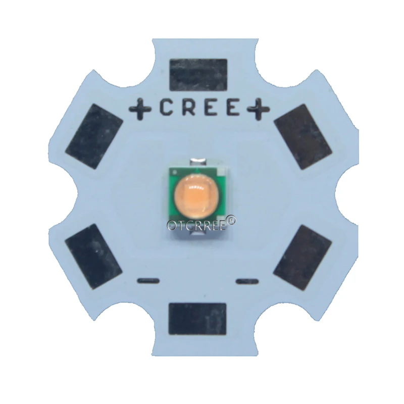 5 шт. Cree светодиодный XPE XP-E R3 3535 SMD 1 Вт 3 Вт светодиодный Диод высокой мощности холодный теплый белый красный зеленый синий желтый с 20 мм 16 мм печатной платы