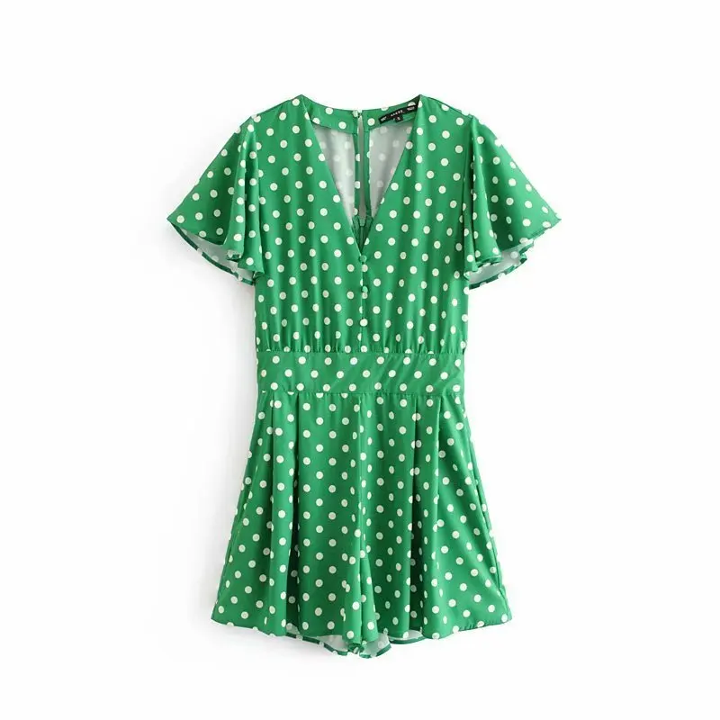 

new arrival Bodysuit Women Sexy Bodysuit Aazz43-9303 European And American Dot Printing Jumpsuits