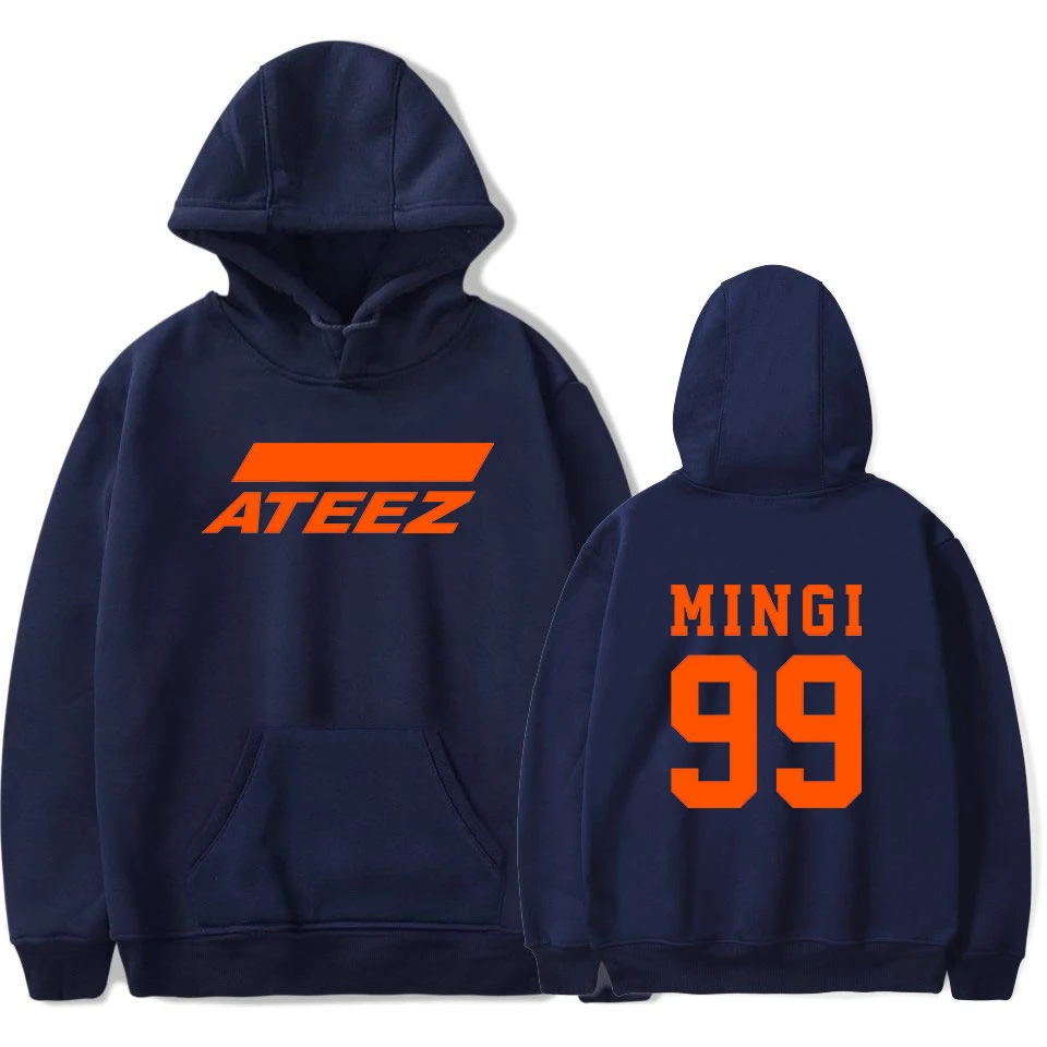 VAGROVSY Kpop ATEEZ толстовки для женщин и мужчин высокого качества Повседневный пуловер Толстовка Kpop Корейская группа подростка Z ATINY Толстовка