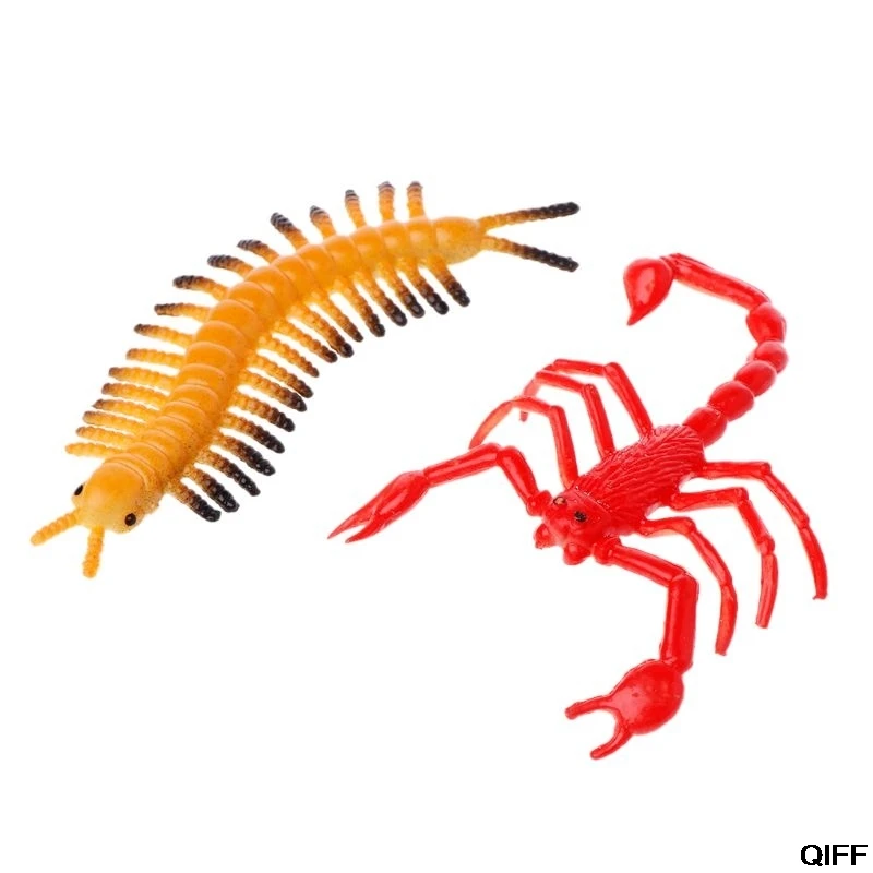 12 шт. модели насекомых пластиковые тараканы шутка приколы пластиковые жуки Хэллоуин гаджет обучающая игрушка
