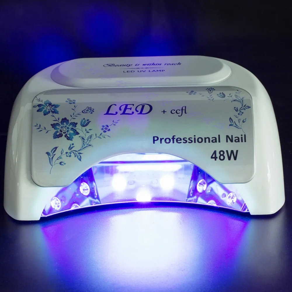 2017 new design 48w Automatic nail dryer machines UV+LED of dual use