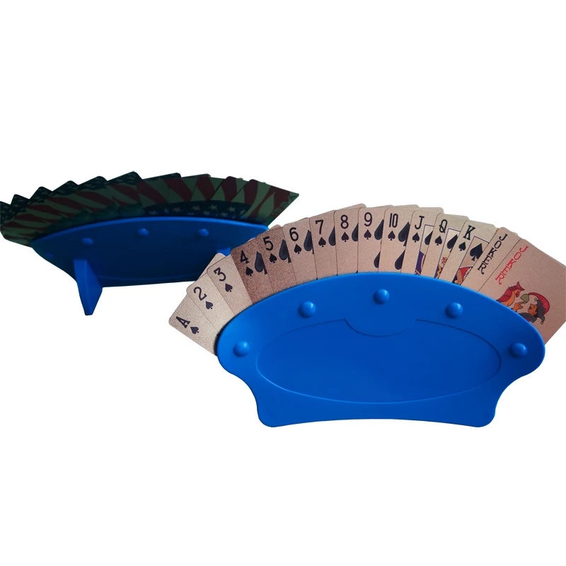 High Quality Portable Poker Holders Base Lazy Playing Cards Creative Support Poker Clip Organizes Hands For Easy Play Board Game