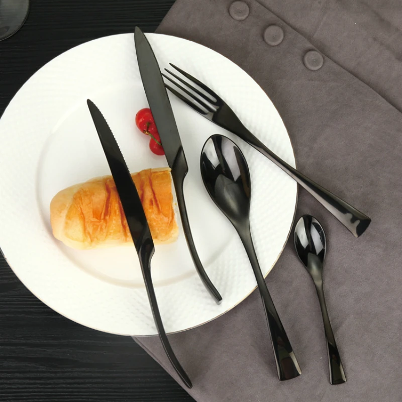 German quality workmanship stainless steel knife/fork/spoon Hotel cutlery knife/fork upscale